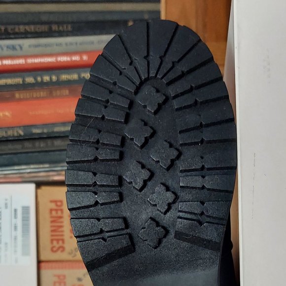 NIB JUSTFAB ZENITH PATTERNED RIDING BOOT (Black 7.5 & 8.5) - Picture 11 of 13